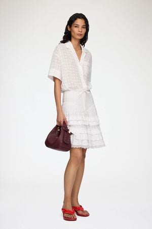 Broderie Anglaise Mini Tiered Frill