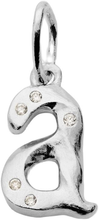 Alphabet Pendant Silver