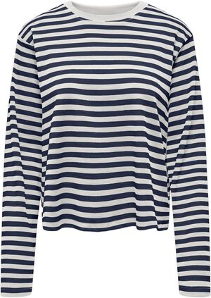 ONLCARLINA LIFE L/S O-NECK TOP JRS