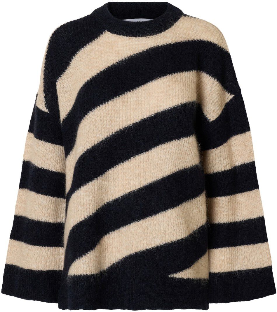 SLFALMINA OVERSIZE LS KNIT O-NECK