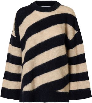 SLFALMINA OVERSIZE LS KNIT O-NECK