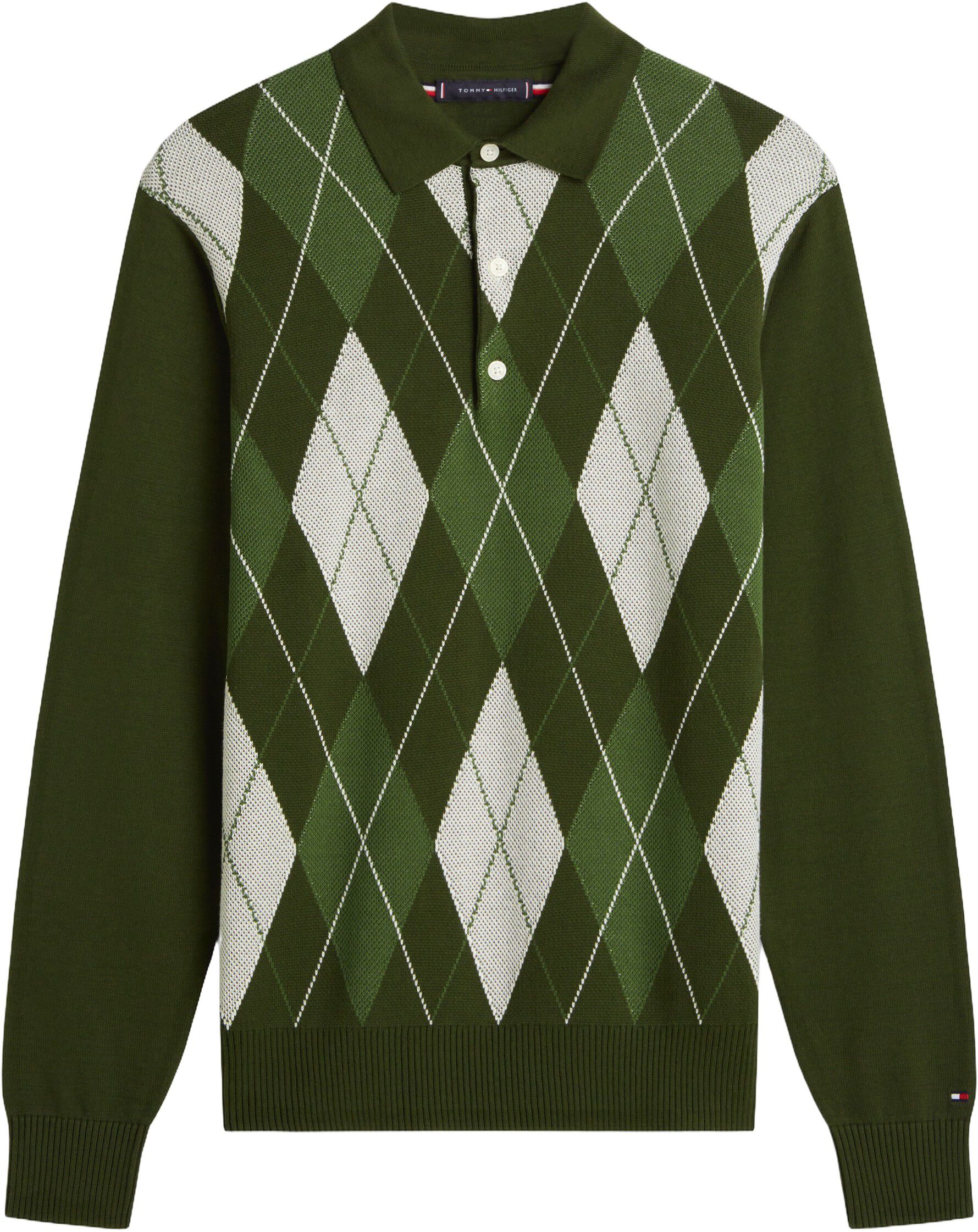 Argyle Rugby Collar Jumper