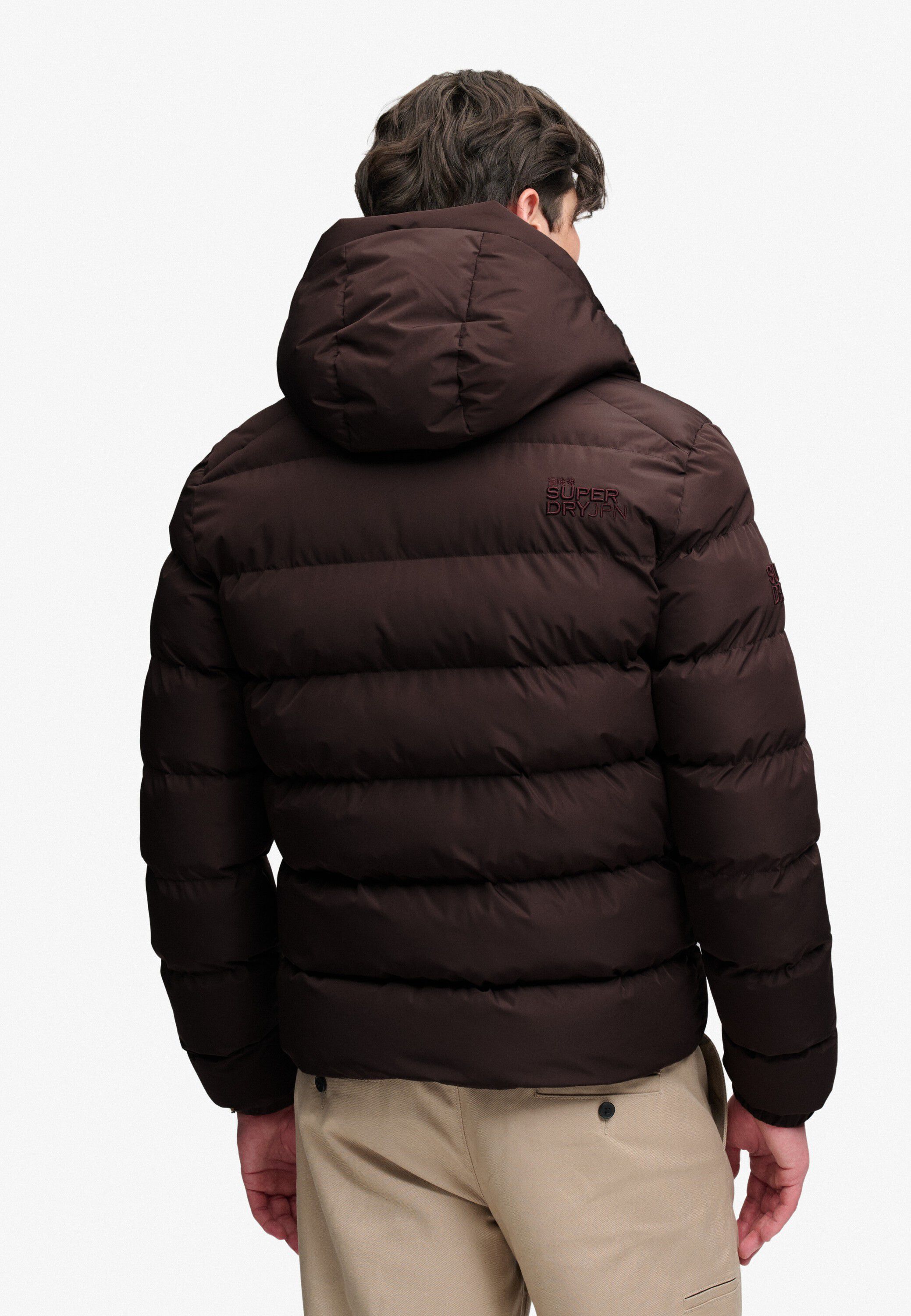 HOODED SPORTS PUFFER JACKET