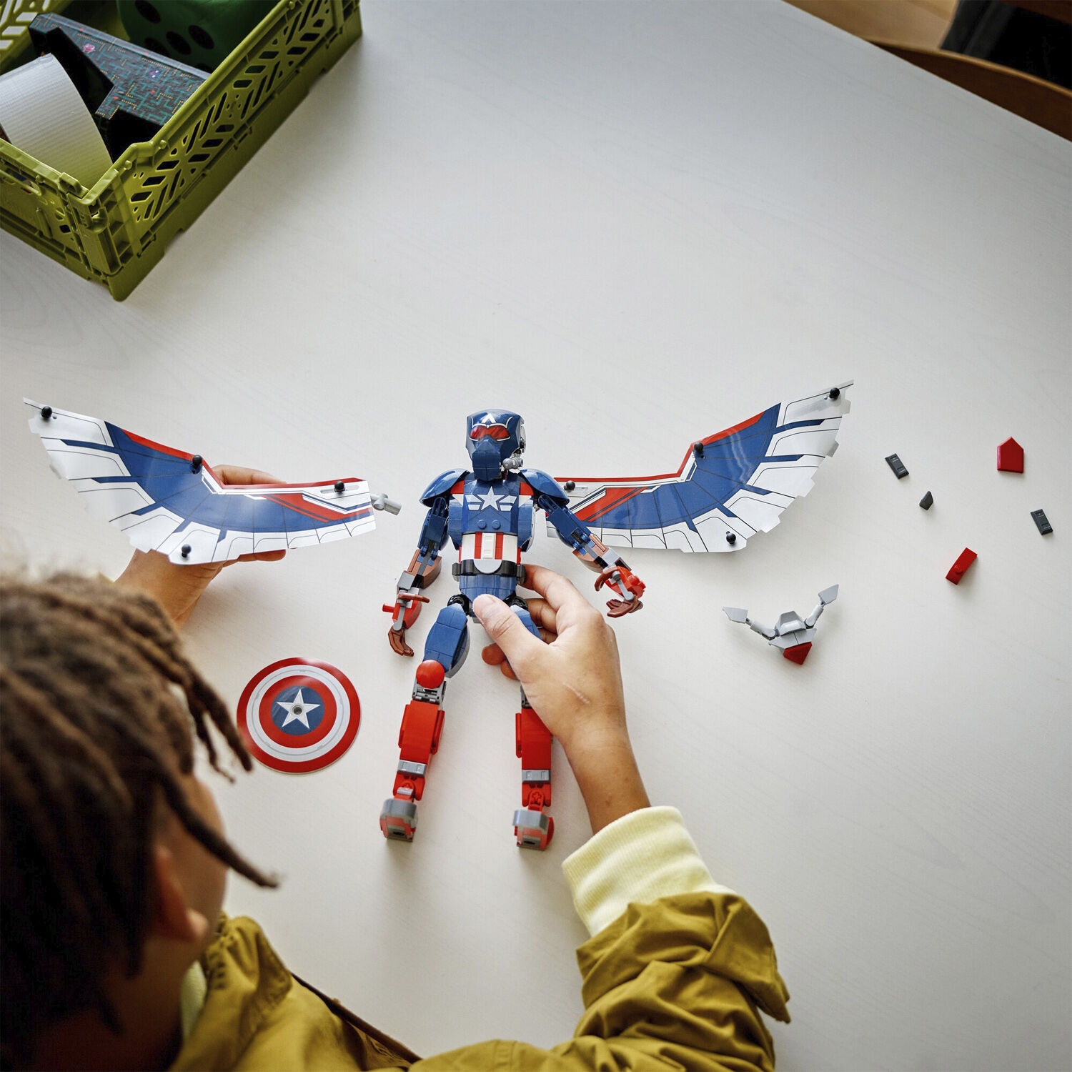 Byg selv/figur af Captain America 76296
