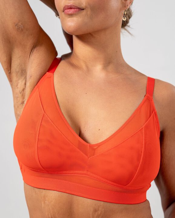 Mesh Support Bra