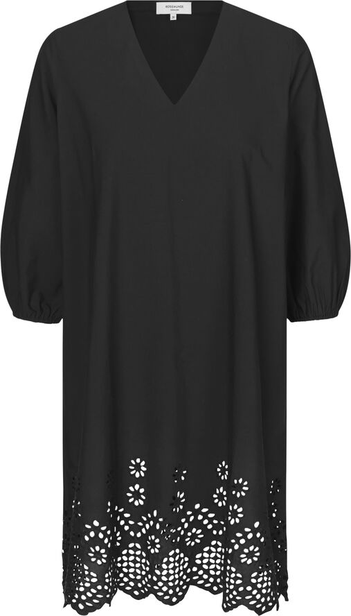 Cotton dress w/ embroidery