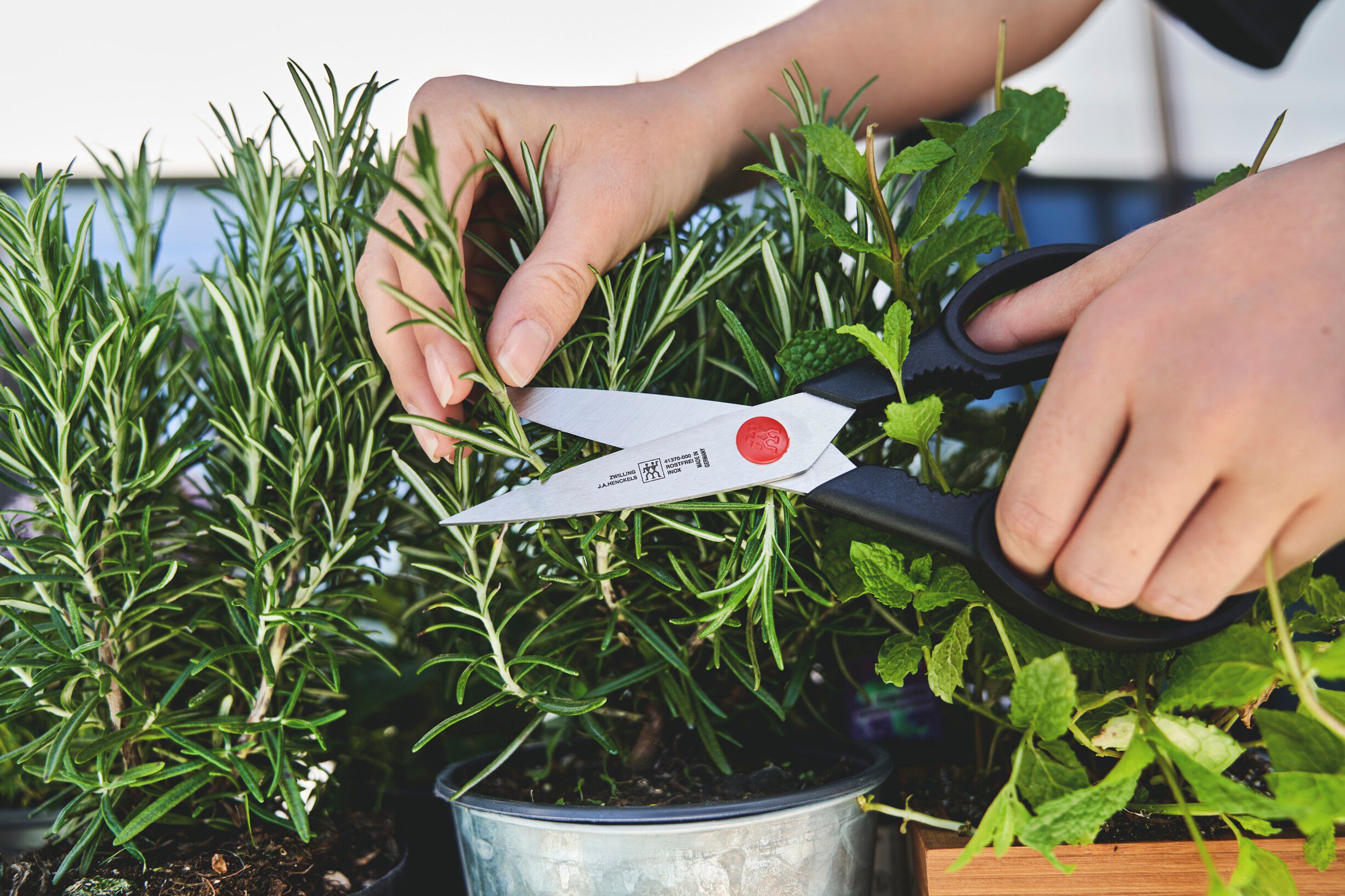 TWIN L 20 cm, Universalsax, Svart