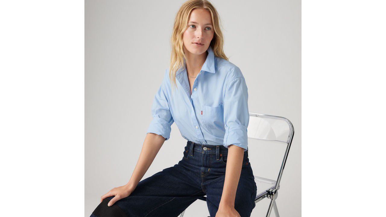 HARLIE BOYFRIEND SHIRT SERENIT