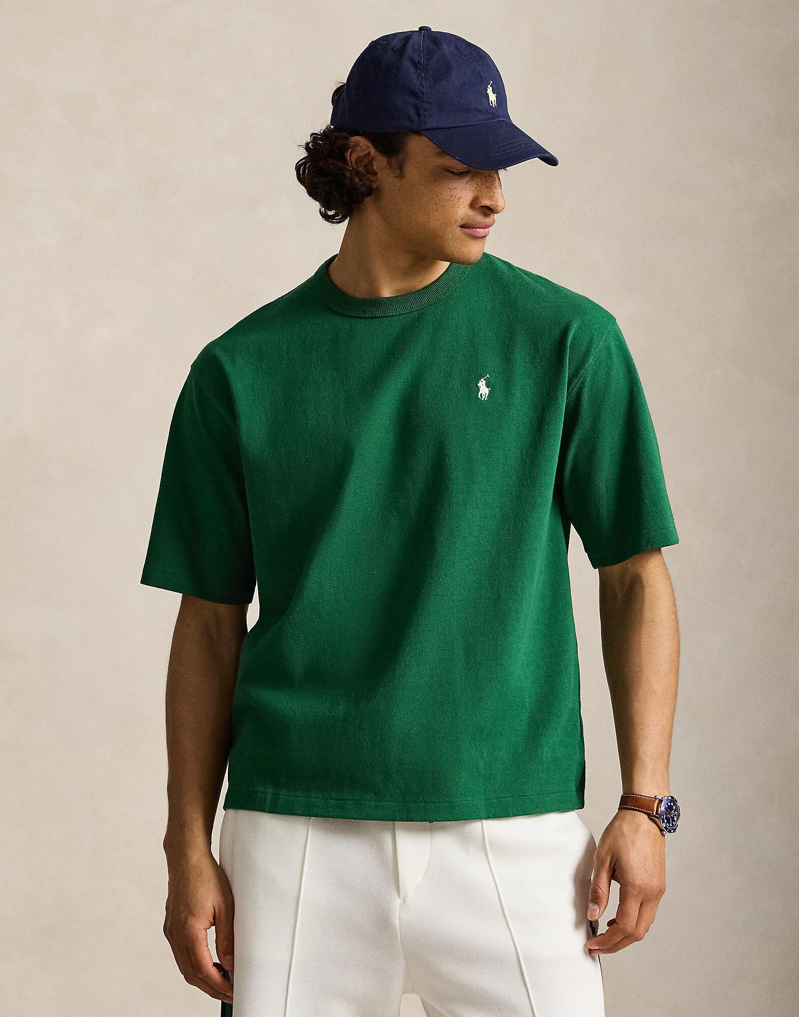 Relaxed Fit Jersey Crewneck T-Shirt