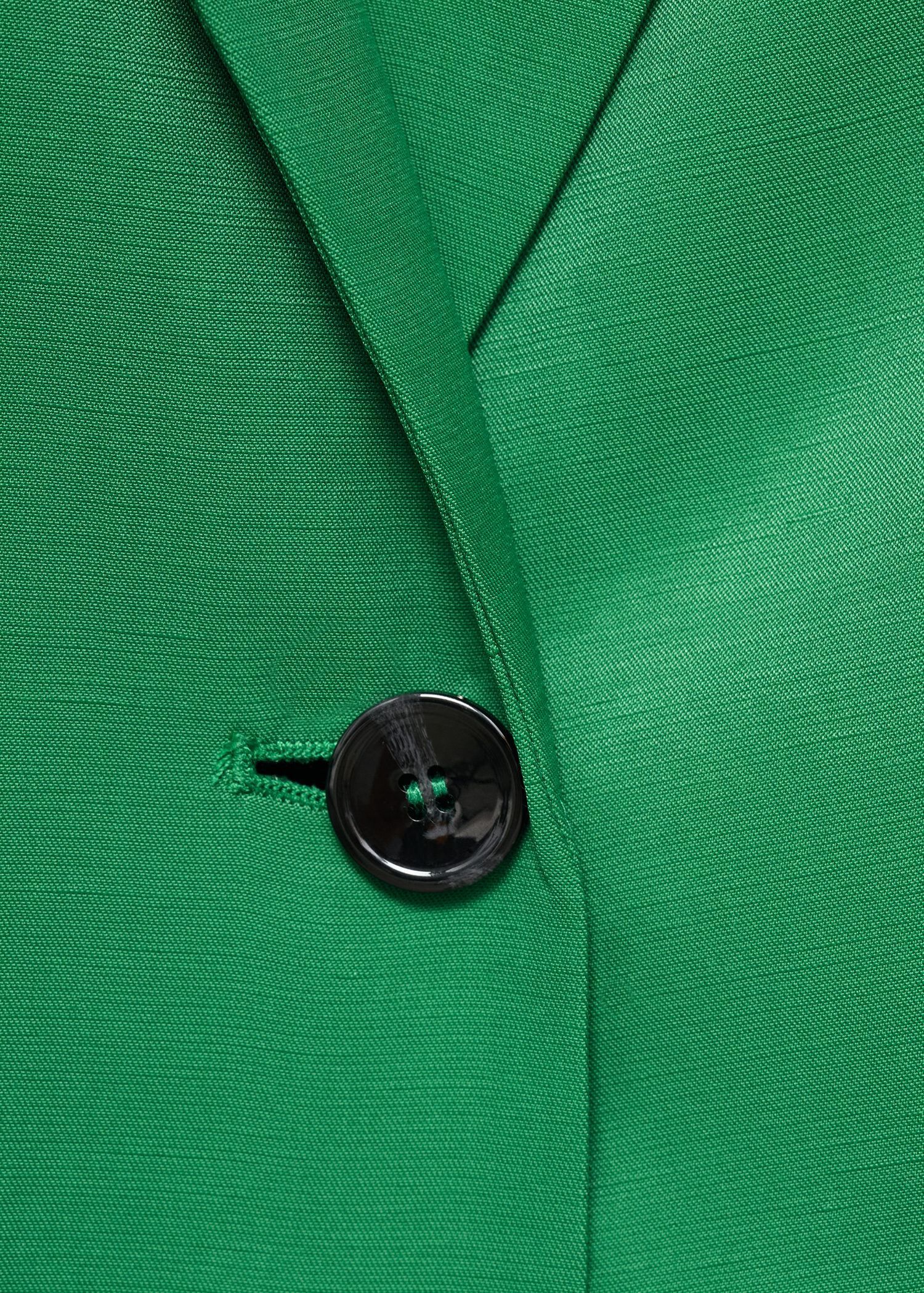 Linen-blend suit jacket