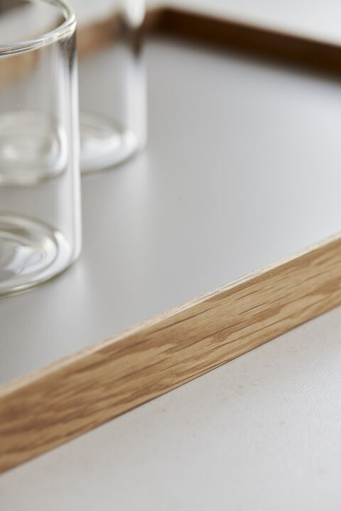 FRAME Tray Medium Oak Grey