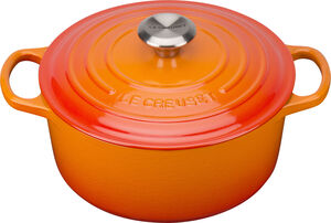 Rund støbejernsgryde 4,2L Volcanic