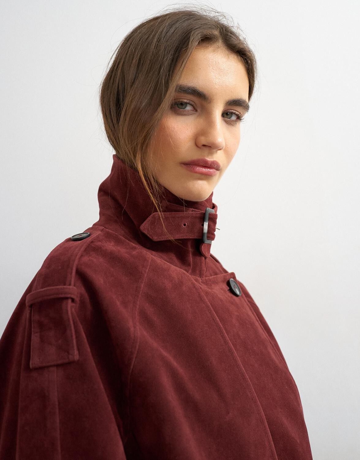 Tssikka Cropped Trench Otw