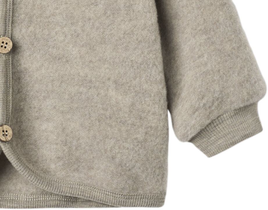 Uld Fleece Cardigan Kari