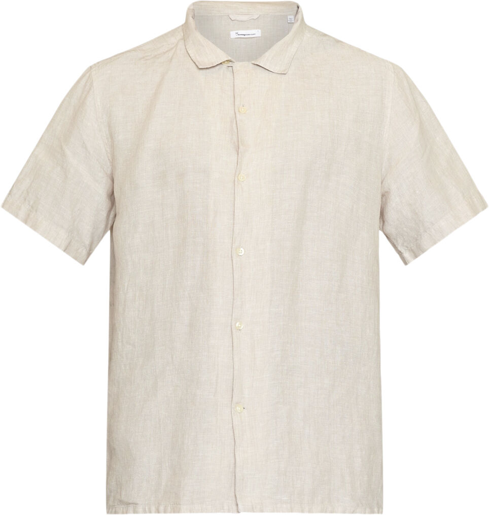 Box short sleeve linen shirt GOTS/Vegan