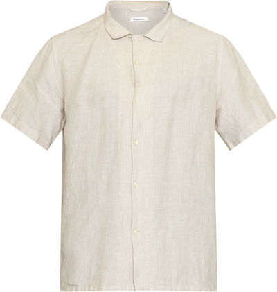 Box short sleeve linen shirt GOTS/Vegan