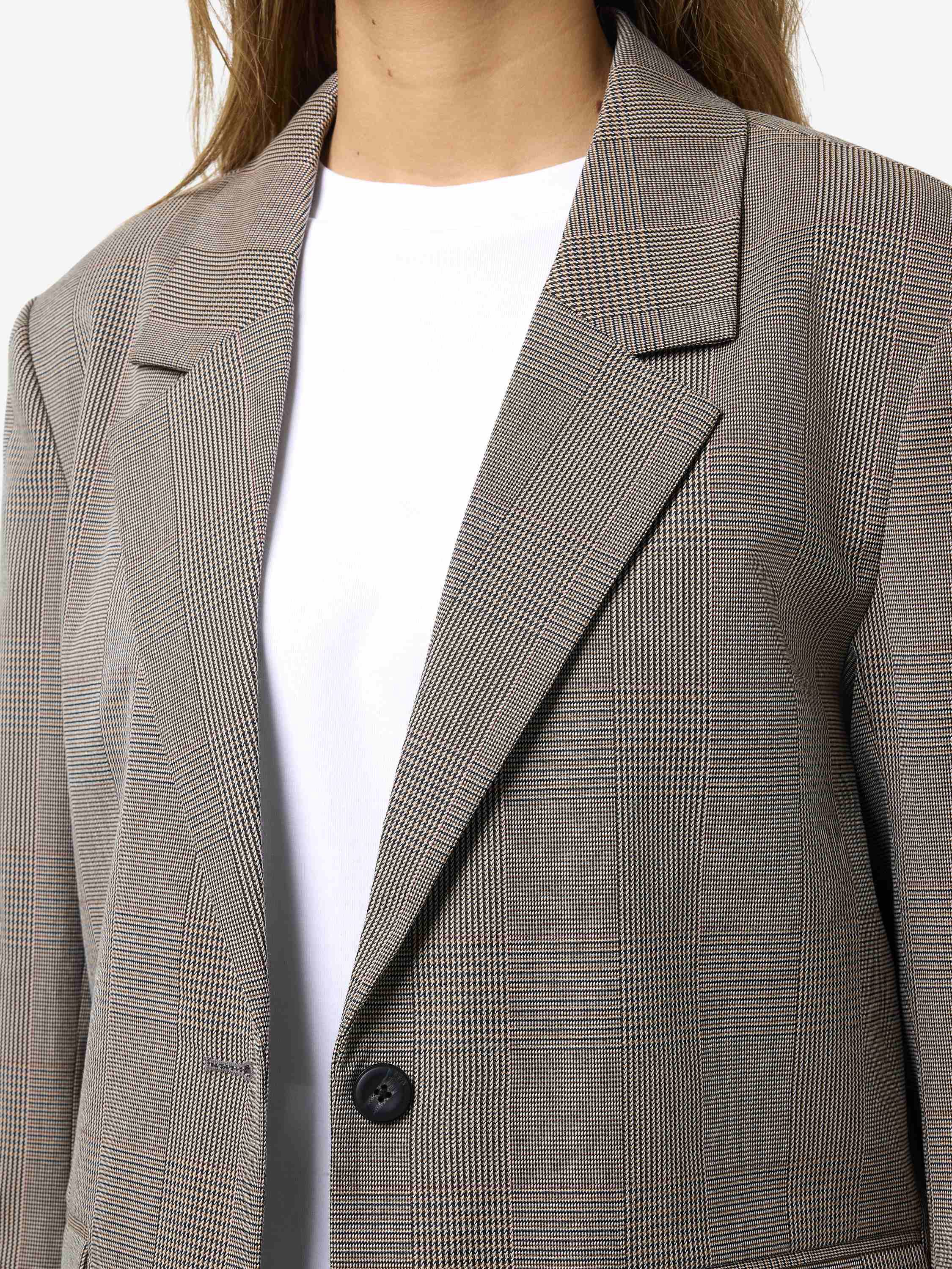 NMWERA CHECK BLAZER FWD