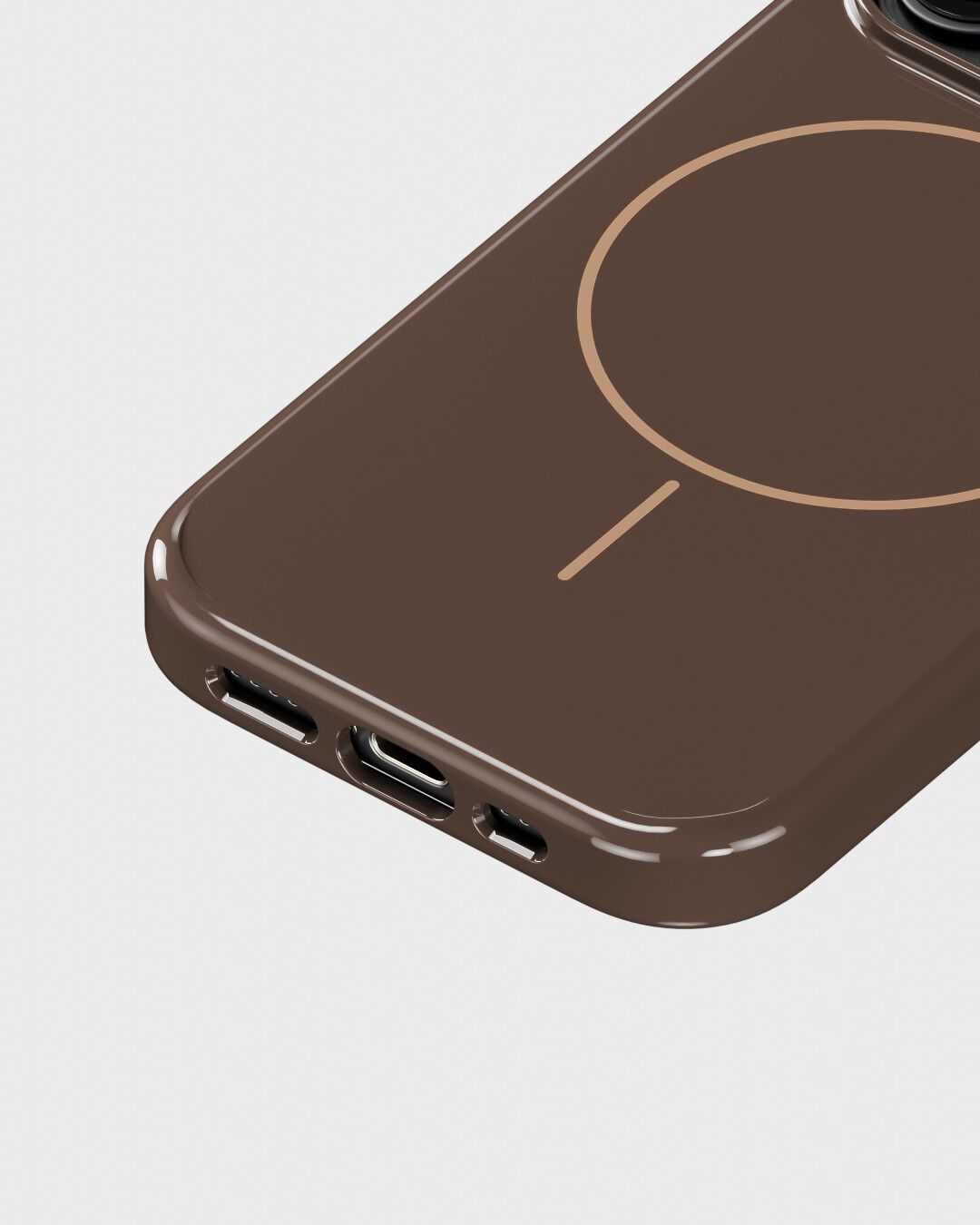 Mono Case Magsafe iPhone 16 Pro Chocolate/Beige