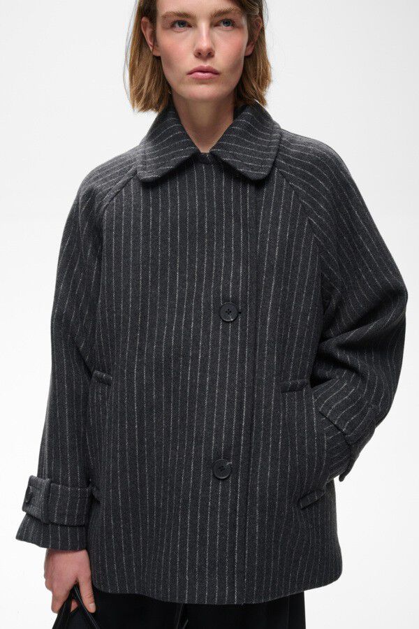 THORAIW MINONA COAT PINSTRIPED