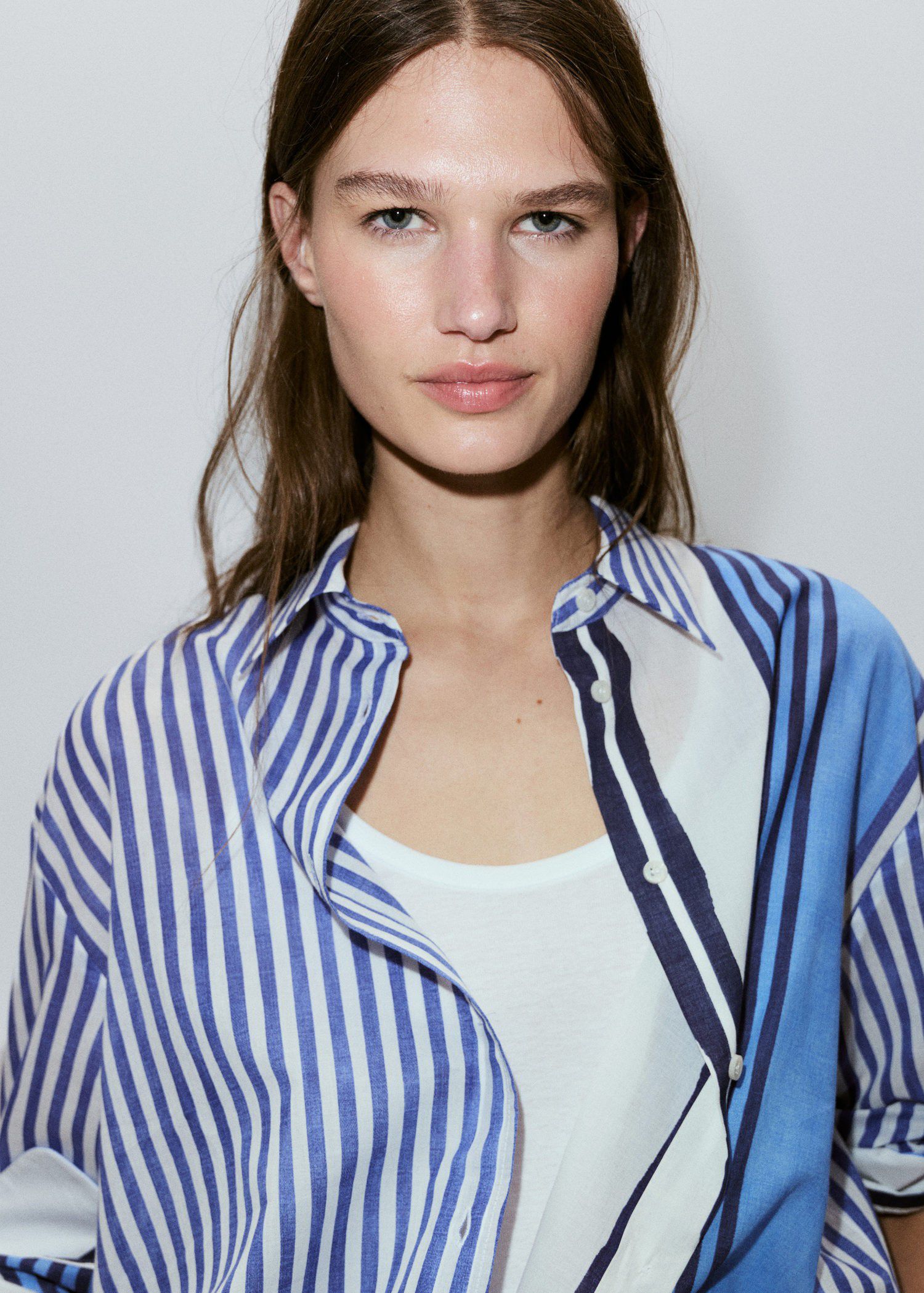 100% cotton striped shirt