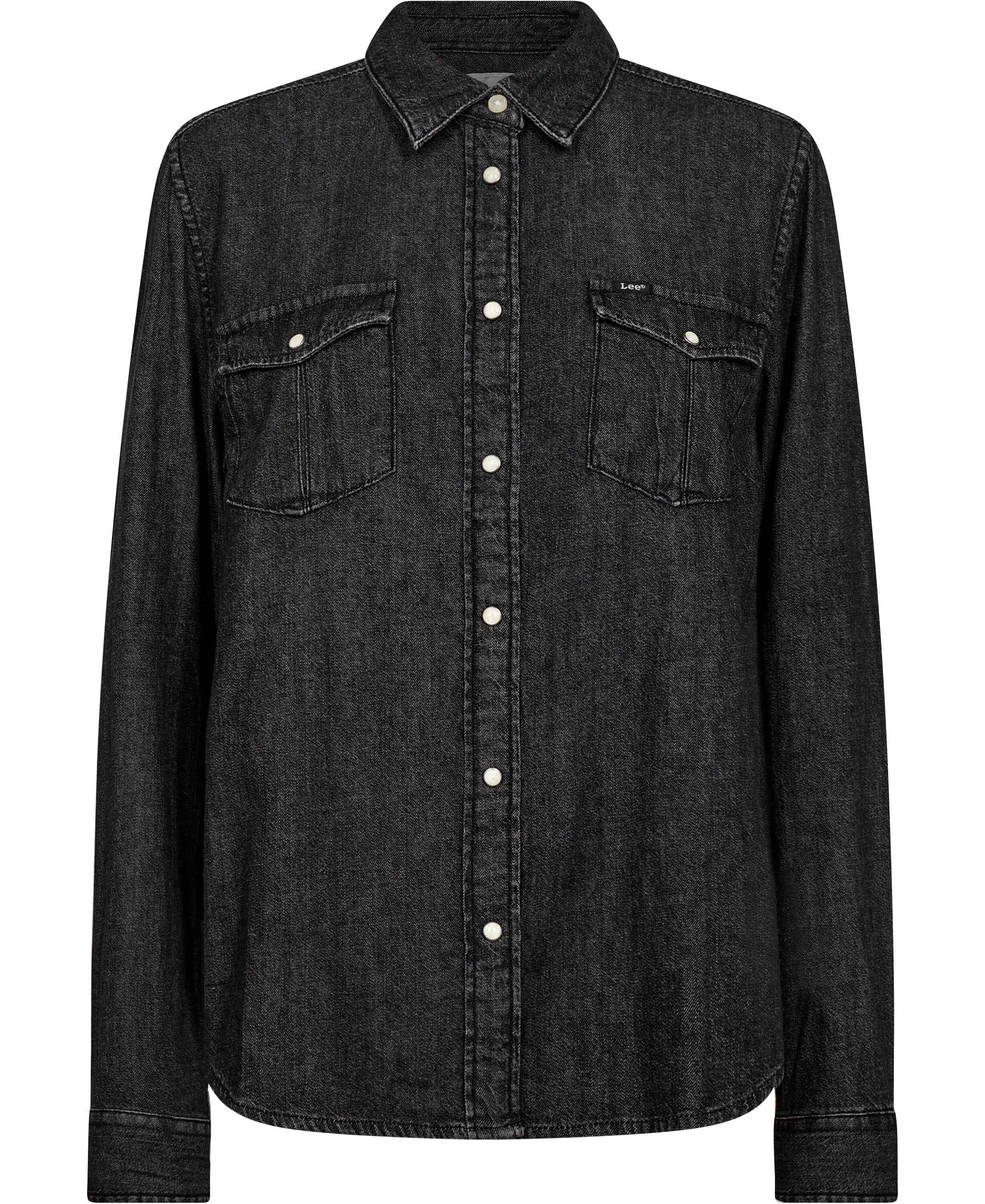 REGULAR_WESTERN_SHIRT BLACK_DARKS
