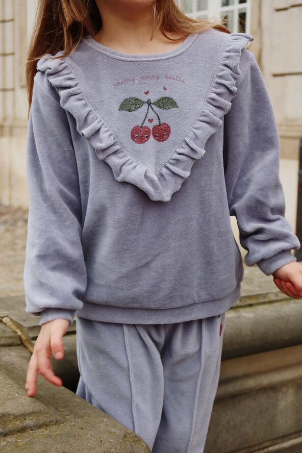 WALLY FRILL SWEAT SHIRT GOTS