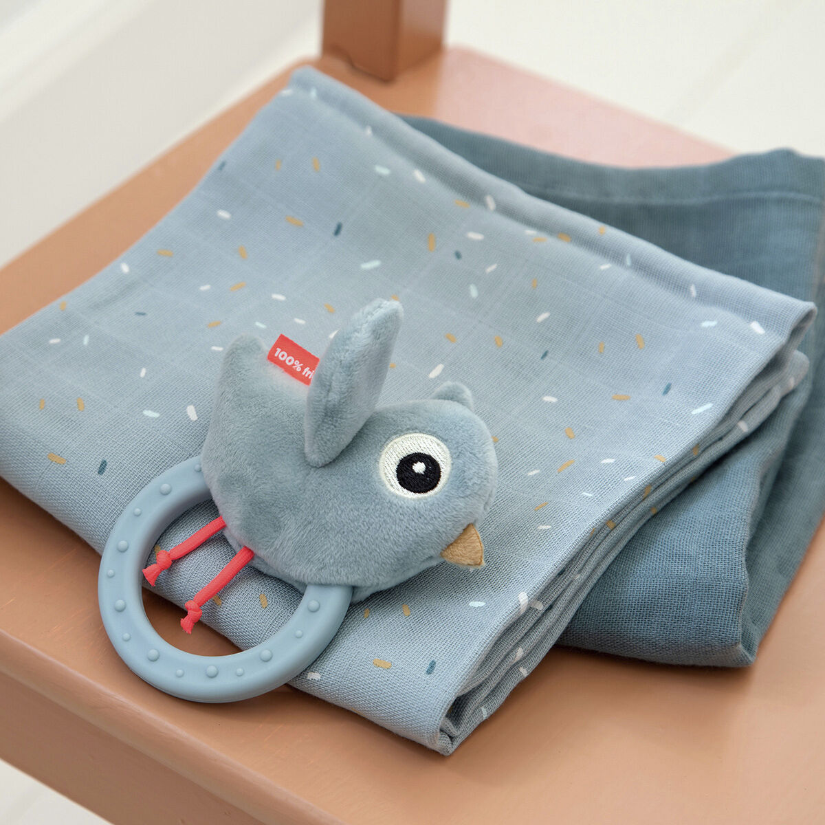 Sanserangle m/bidering Birdee Bl&aring;