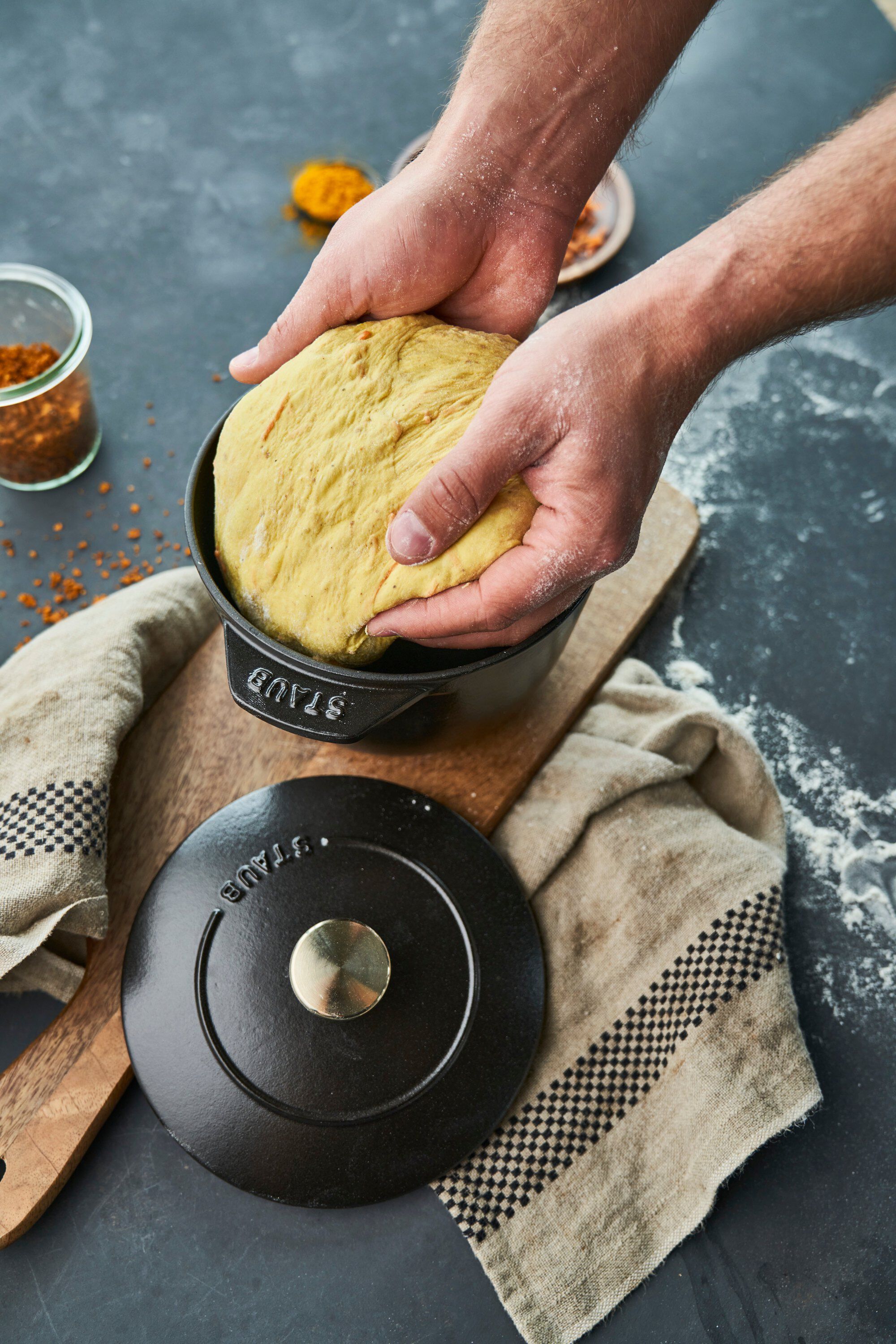 La Cocotte Risgryta 16 cm / 1,75 l, Rund, Svart, Gjutj&auml;rn