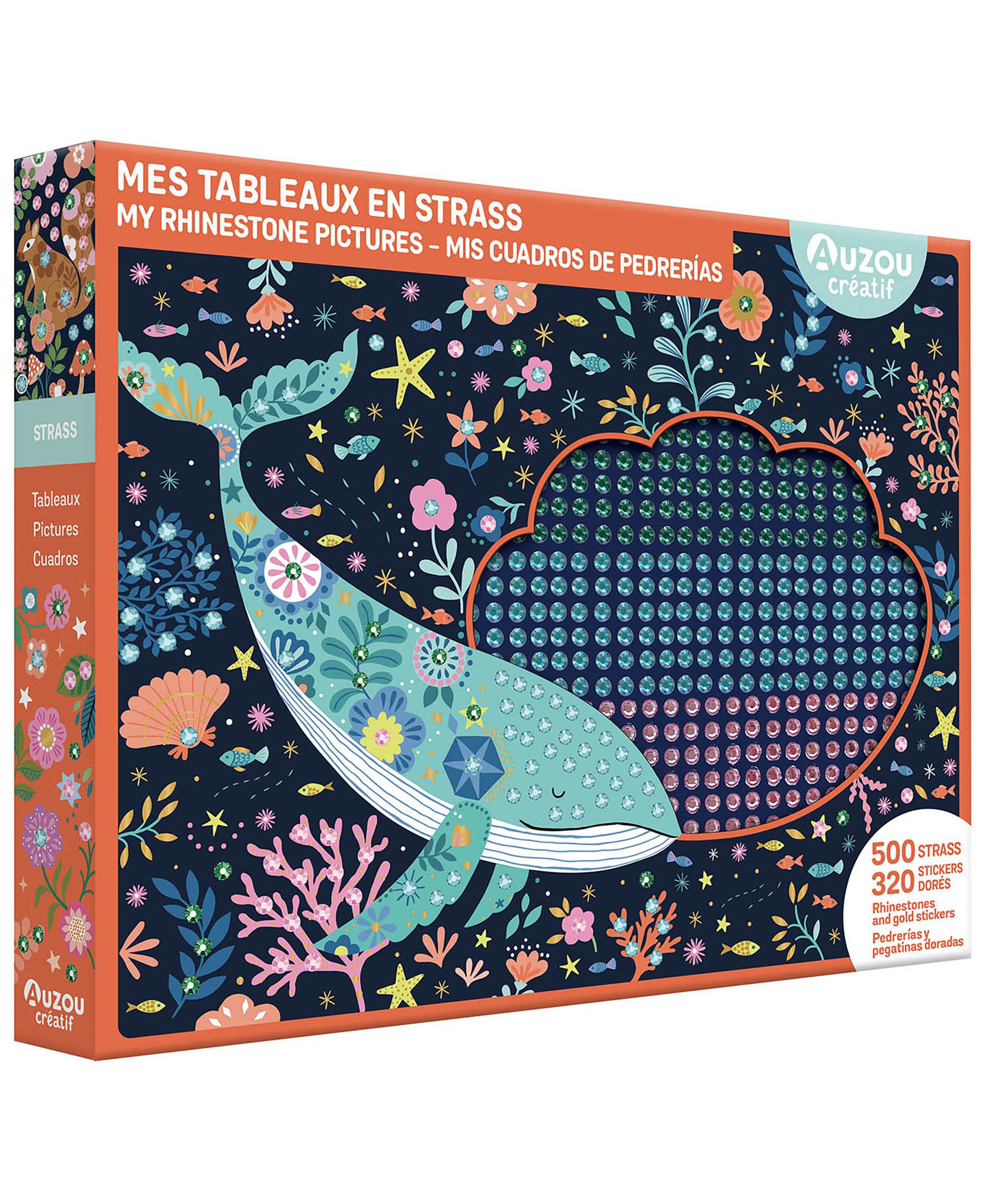 Auzou - Kreas&aelig;t - Kunst med rhinsten - Billeder