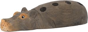 Hippo Pencil Holder - Hand-carved