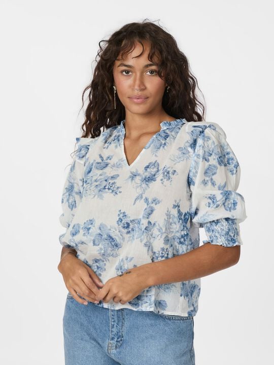 Davina Flower Flow Blouse
