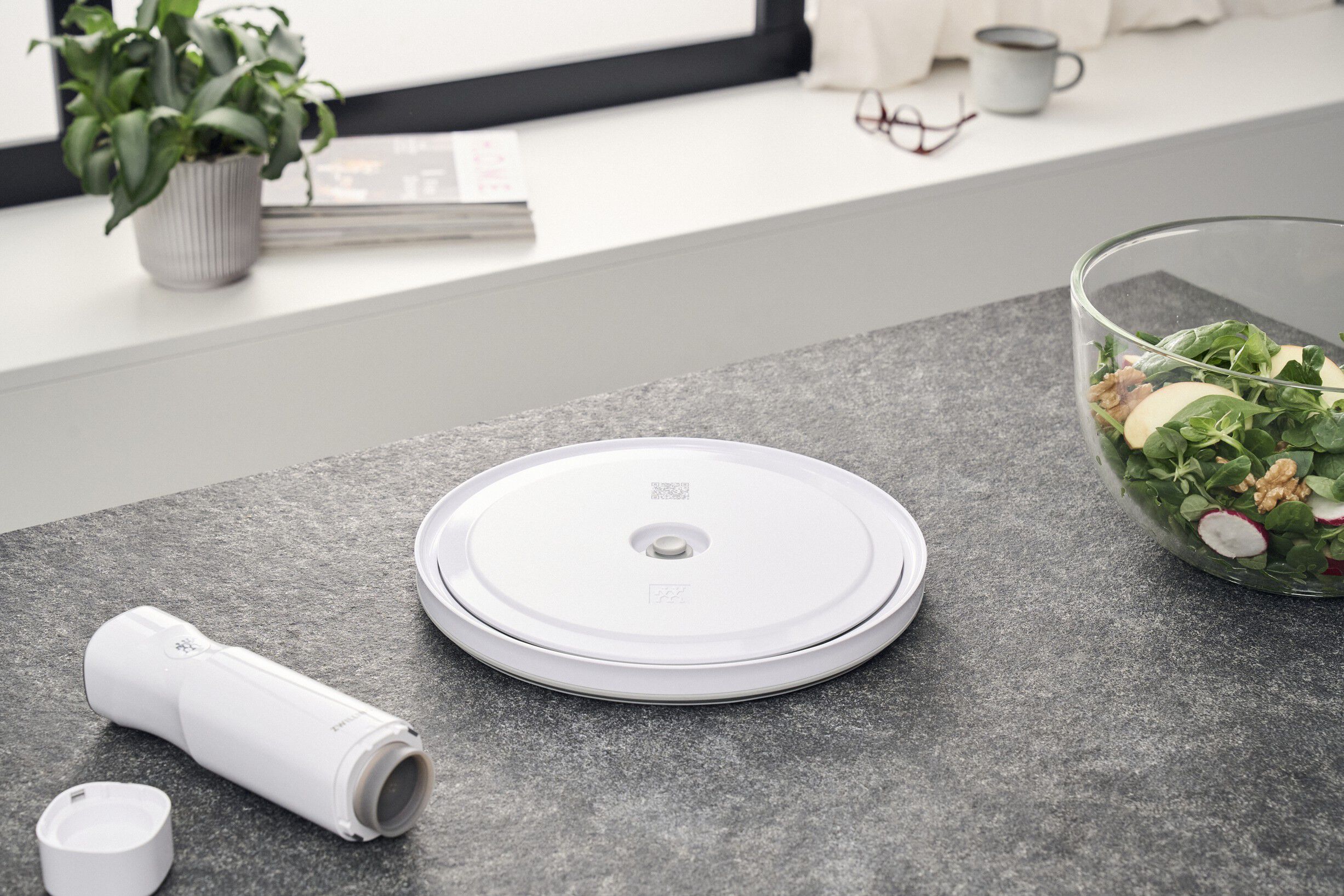 Fresh & Save BOWLS Lock till vakuumsk&aring;l L / 24 cm, Vit