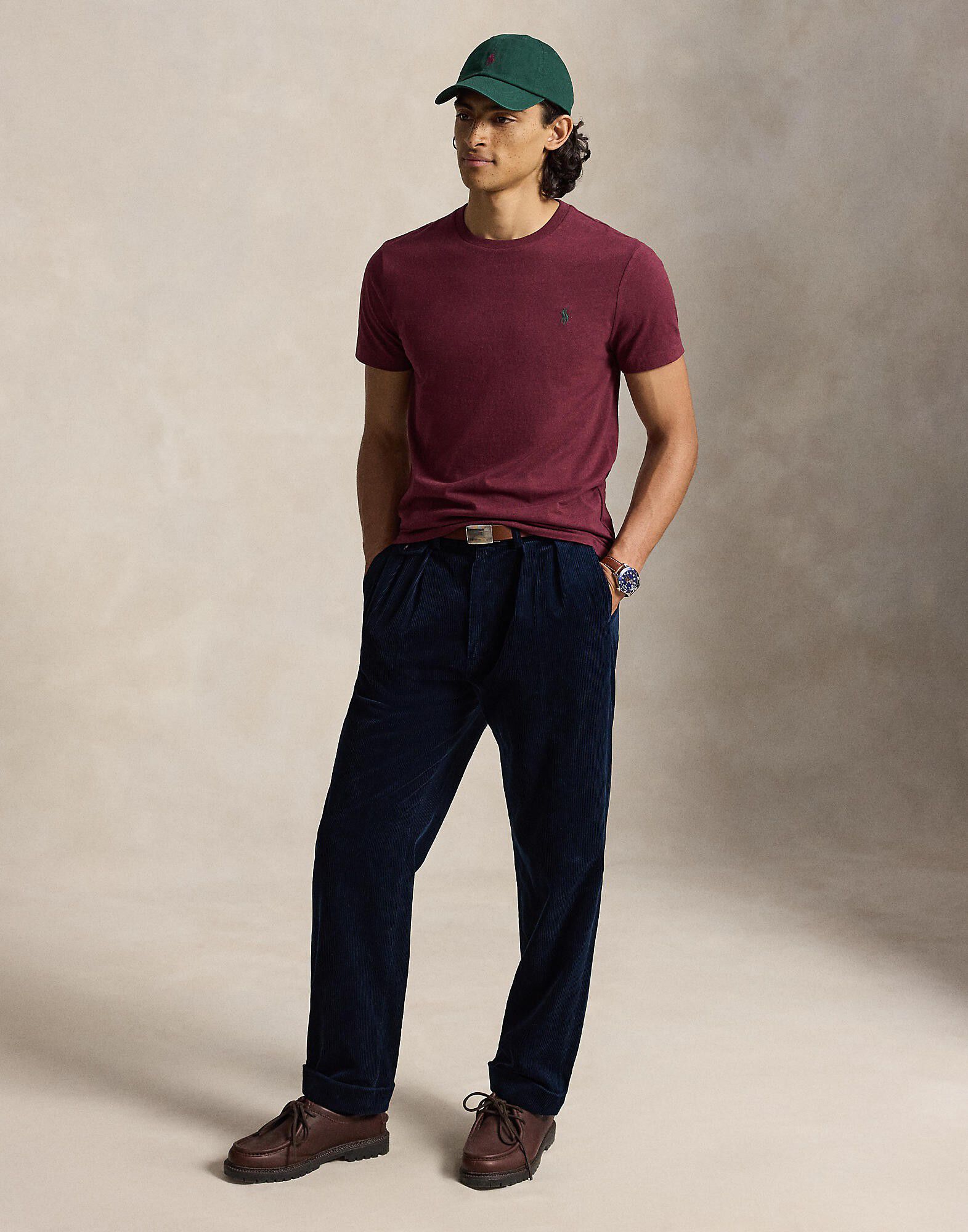 Custom Slim Fit Jersey Crewneck T-Shirt