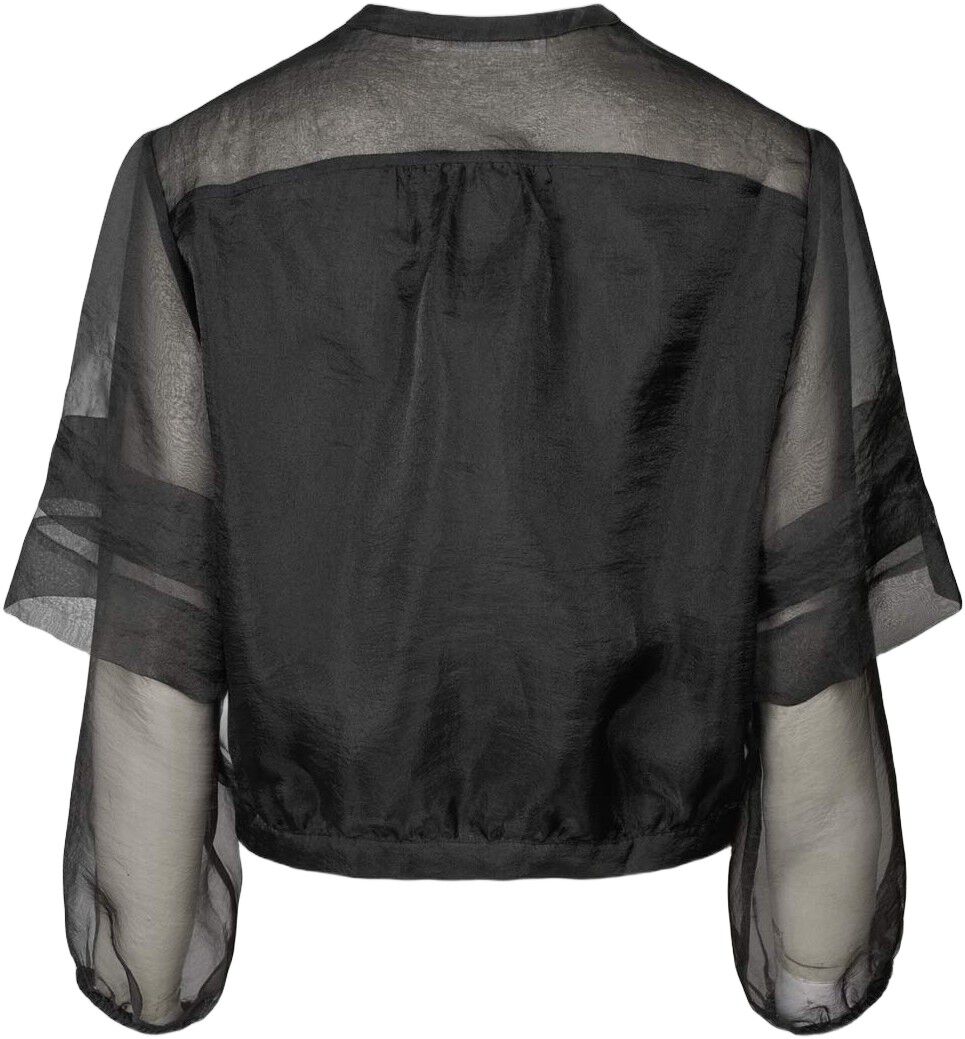 Organza layer shirt jacket - Everly