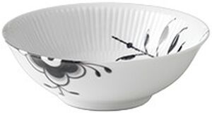 Black Fluted Mega 35 cl skål