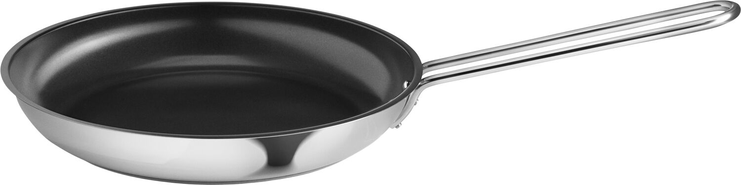 Stainless Steel Stegepande 28 cm keramisk Slip-Let&reg; bel&aelig;gnin