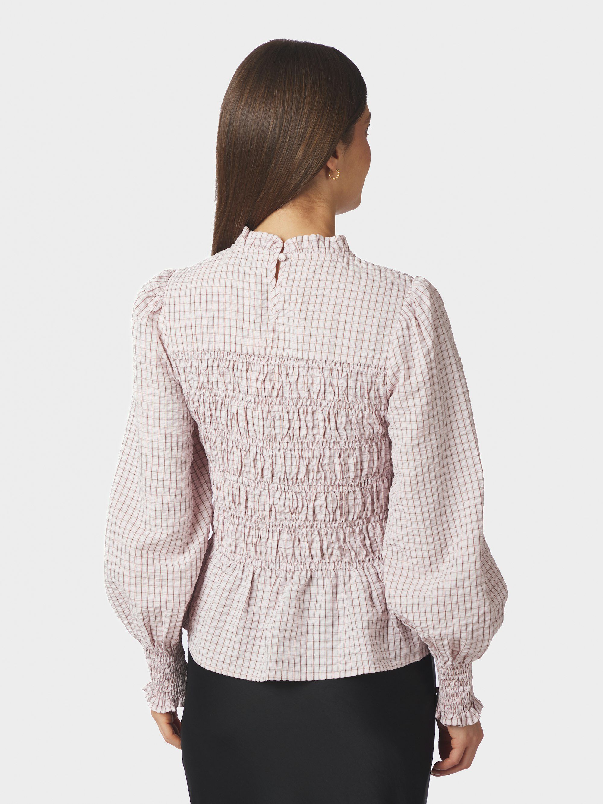 Possa Mini Check Blouse