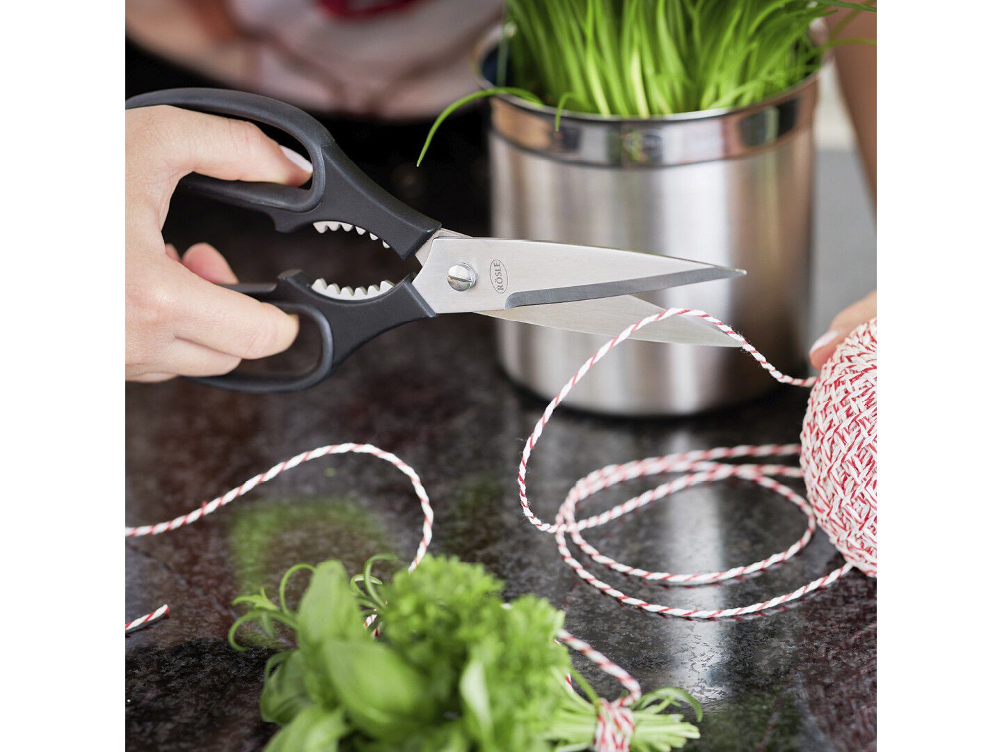 K&ouml;kssax 22 cm St&aring;l/Svart