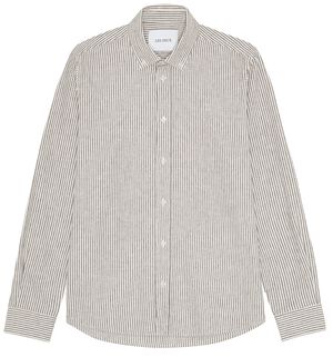 Konrad Stripe Cotton Linen Shirt