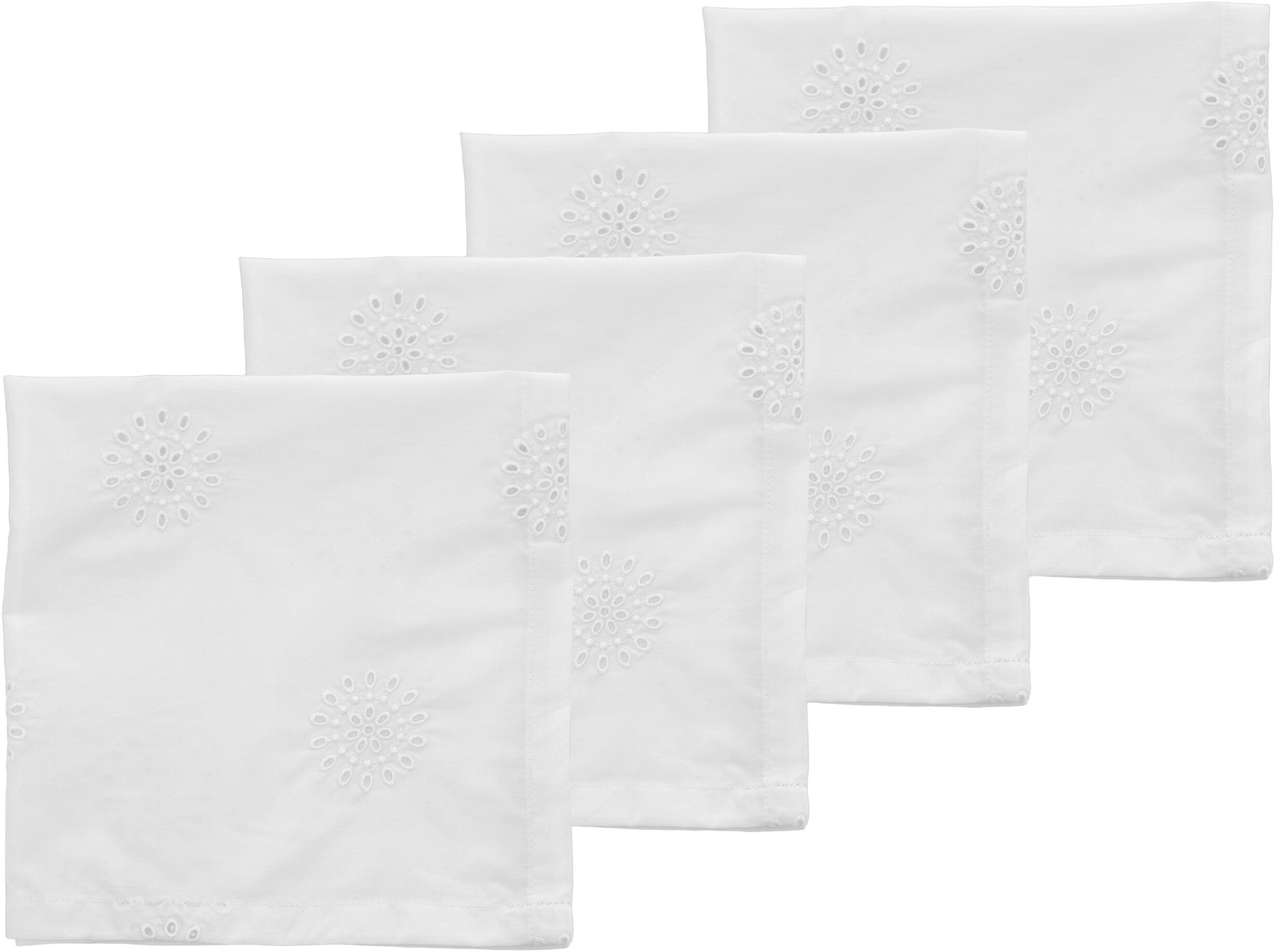 Tygservetter Daydream 4 st White