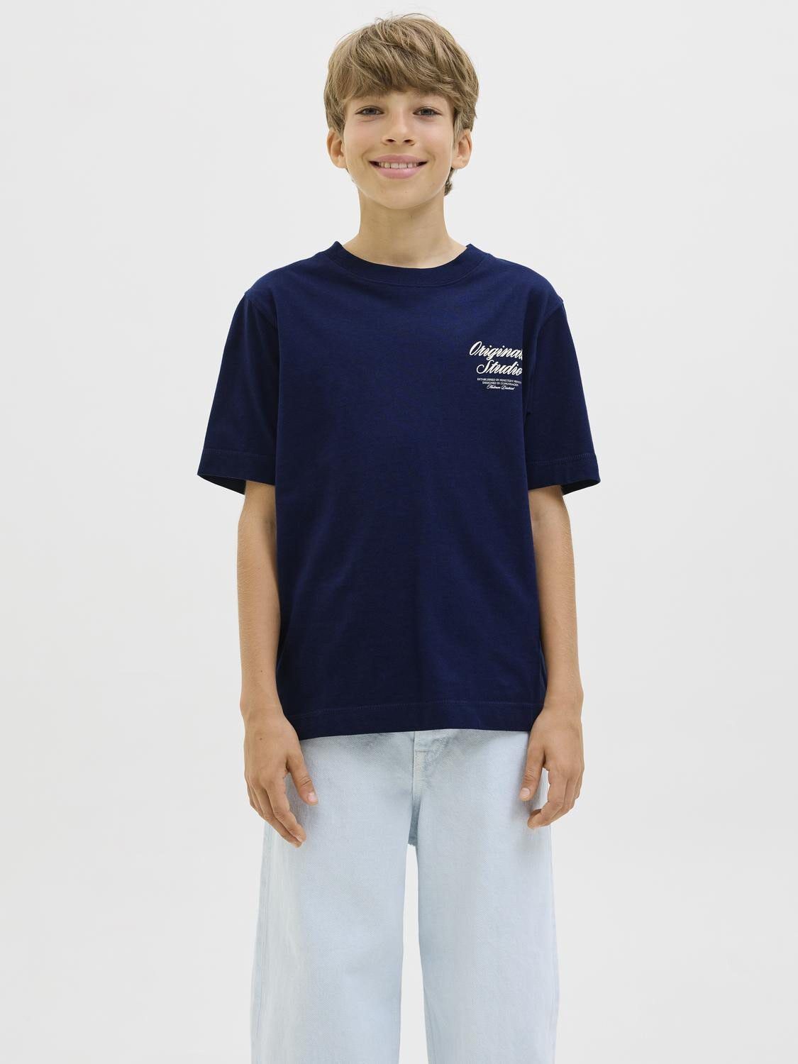 Jornorrebro Typo Tee Ss Crew Neck Sn Jnr