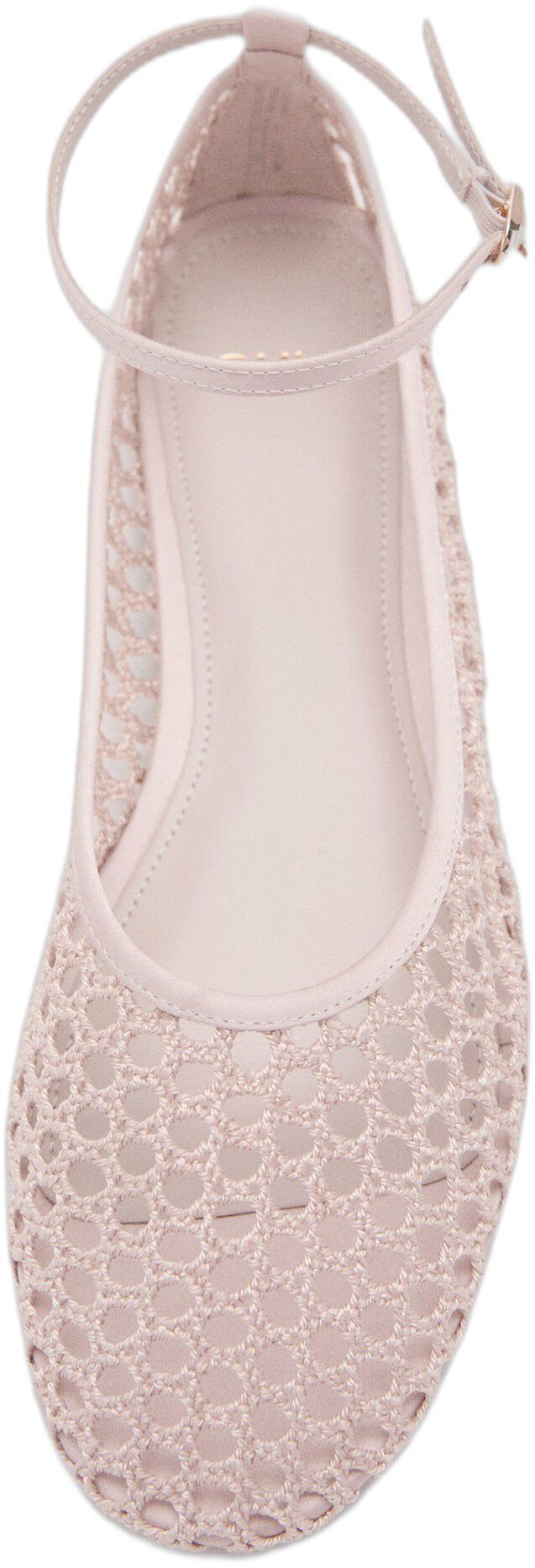 Crocheted ballet flats