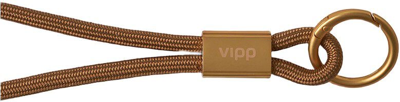 Vipp320 Key strap, Palazzo Monti, golden, 45 cm