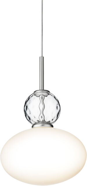 Rizzatto 32, satin silver / opal