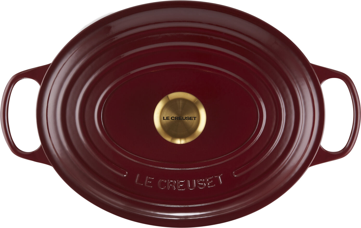 Oval st&oslash;bejernsgryde 6,3 L Garnet