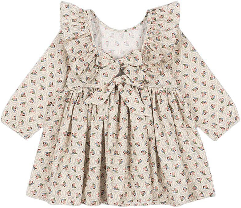 CIANNA LS BOW DRESS GOTS