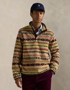 Fair Isle-Inspired Fleece Pullover