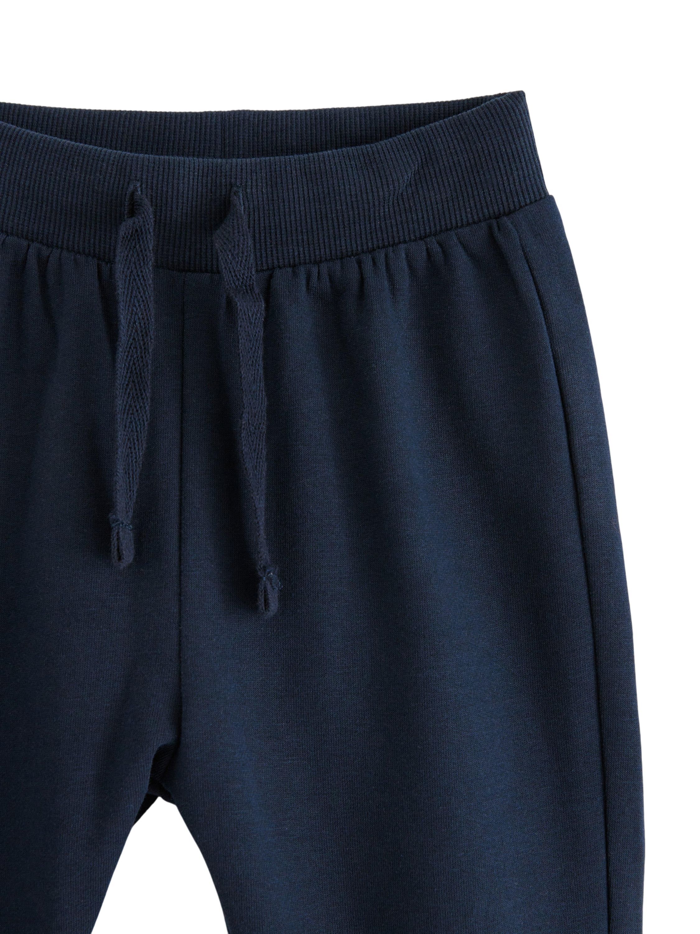 Joggers in cotton with soft, brushe