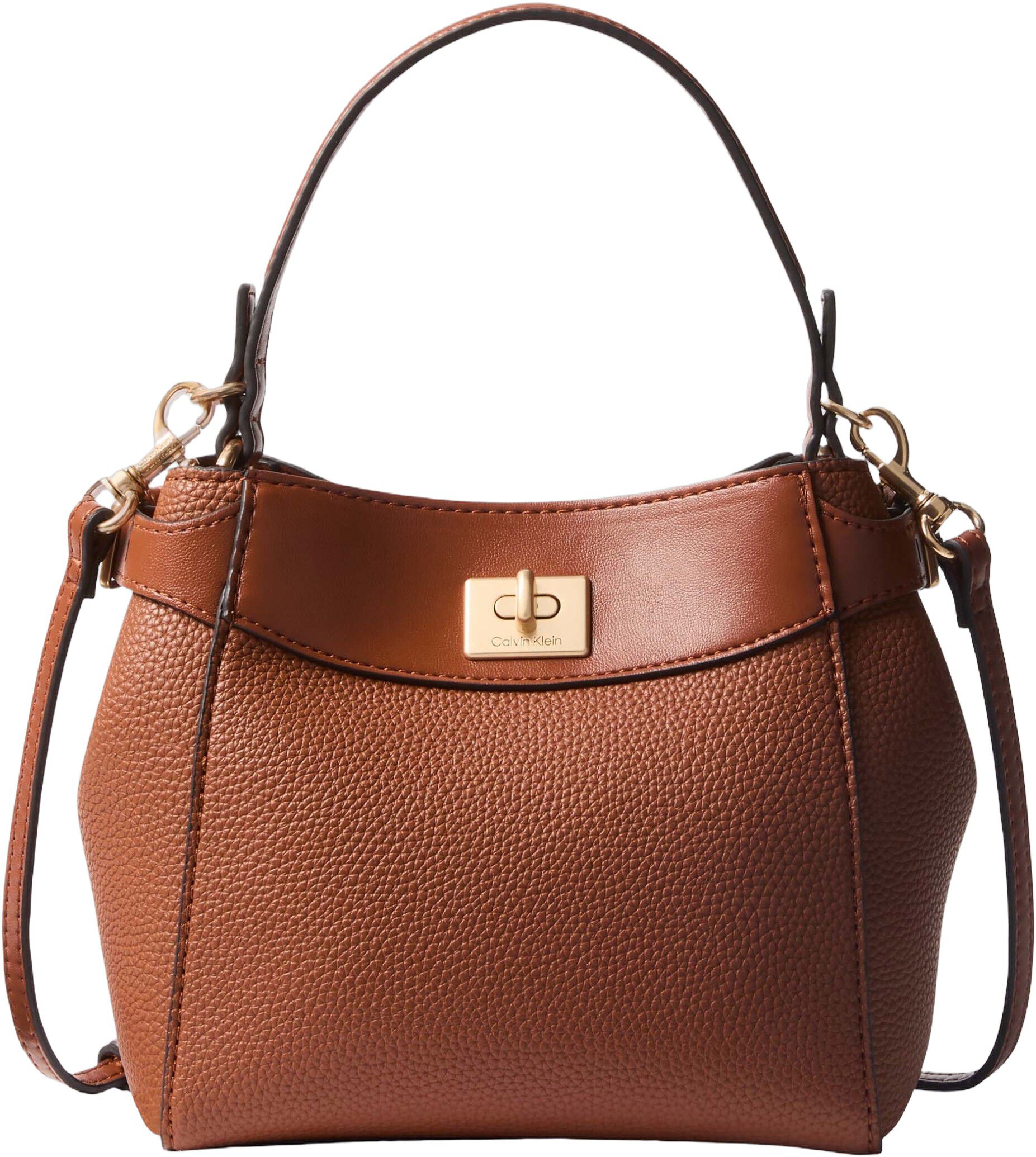 Logo Turn Lock Crossbody Bag