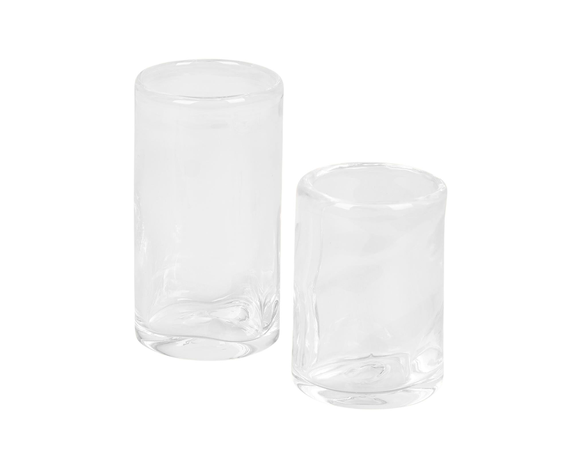 0405 Glass Set of Two | Clear | Medium